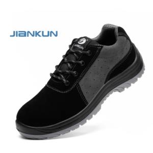 Jiankun รองเท้านิรภัยของผู้ชายรองเท้าผ้าใบตาข่ายระบายอากาศกันรอยใส่สบาย, รองเท้าวิ่งหัวเหล็กทำงาน48ชั่วโมงปีปีที่ดี - Product Image 2