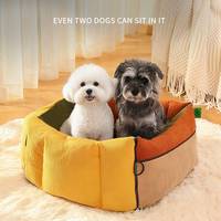 Coussin de siège auto confortable pour animaux de compagnie, sac de transport portable pour chien, siège de voyage pour siège passager avant pour petits chiens et chats