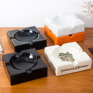<span class=keywords><strong>Cendrier</strong></span> en porcelaine pour cigarettes et cigares avec logo personnalisé <span class=keywords><strong>Cendrier</strong></span> en céramique personnalisé comme cadeaux promotionnels - Product Image 4