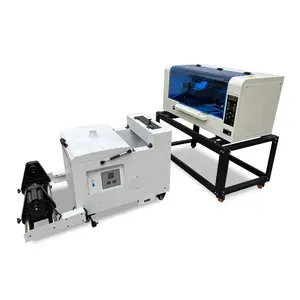 Newest A3 DTF XP600 Head Roll to Roll Pet Film Textile Printer for Fabric Printing All in One DTF Printer Set