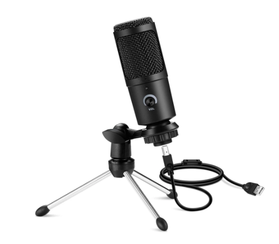 Hot Selling USB Microphone K669 Metal Condenser Microphone for PC Computer Gaming Youtube Recording Studio Streaming