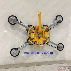 Elevador de Vidrio E-WORLD de 800 kg, Amarillo, de Acero, Alto Nivel de Seguridad - Product Image 4