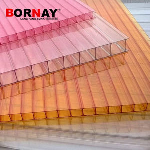 Plaque de <span class=keywords><strong>polycarbonate</strong></span> <span class=keywords><strong>alvéolaire</strong></span> de 1 mm à 10 mm d'épaisseur, protégée contre les UV, insonorisante, pour <span class=keywords><strong>serre</strong></span> résidentielle en région froide - Product Image 1