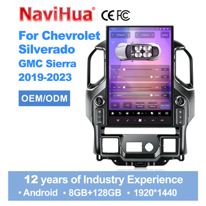 Radio para Auto Navihua con Android 14, Pantalla Vertical de 17.2'', Multimedia, Carplay para Chevrolet Silverado/GMC Sierra 2019-2023 - Product Image 1