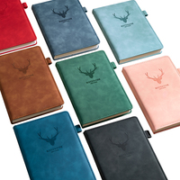 Carnet A5 en cuir PU extra épais, journal de bureau, journal professionnel, logo personnalisé, couverture rigide, durable, vente en gros d'usine