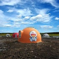 Module dôme en polystyrène graphité modifié du Japon à vendre – Maison préfabriquée, restaurant, maisonnette, mini-boutique, abri, mini-chambre de 3m