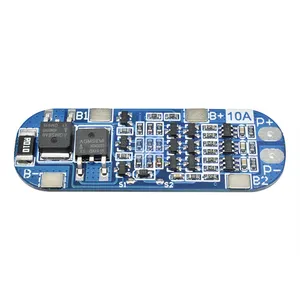 Papan Perlindungan Baterai Li-ion BMS 3S, Papan Perlindungan, Baterai Litium Li-ion, Papan Perlindungan, Charger, 18650, Balancer, PCB, BMS, 10A, Modul, 12.6V, Papan Equalizer