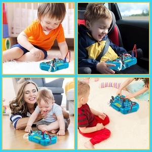 Planche de travail à LED <span class=keywords><strong>pour</strong></span> tout-petits Planche d'activité sensorielle Montessori <span class=keywords><strong>Jouet</strong></span> lumineux avec interrupteur Planche de travail électrique <span class=keywords><strong>Jouet</strong></span> d'apprentissage éducatif précoce - Product Image 6