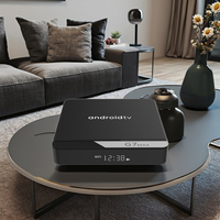 Nouvelle boîte TV Android HD G7 MAX Quad-Core 64 bits avec 4 Go de RAM et emplacement pour carte TF, mémoire 32 Go/64 Go, Android 11 et connectivité Wi-Fi