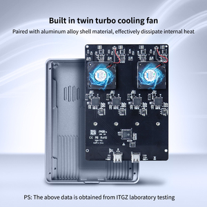 Hộp ổ cứng di động 4 khay ITGZ High Speed M.2 NVME SSD, kết nối TYPE-C USB3.2, mở rộng 32TB - Product Image 3