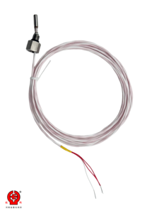 Sonde en L Pt100 RTD WZPM, capteur de température pour roulement à billes, montage à angle droit, gaine en acier inoxydable - Product Image 3