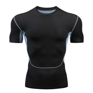 Chemise de Compression hommes élastique séchage rapide course basket-ball à manches courtes hommes <span class=keywords><strong>T</strong></span>-<span class=keywords><strong>shirt</strong></span> sport Fitness collants - Product Image 6