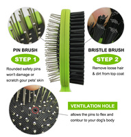Brosse épilatoire double face pour animaux de compagnie, offre spéciale