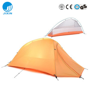 Extérieur 1-2 personnes quatre saisons une chambre Trigone/V-type sol clou UV imperméable Polyester famille léger Camping tente - Product Image 3