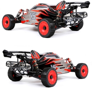 Buggy RC Professionale ROFUN V5 Scala 1/5 45cc 4X4 a <span class=keywords><strong>Nitro</strong></span>, Motore a Gas, Telecomando LCD in Metallo, Pronto all'Uso - Product Image 3
