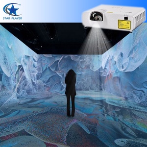 Projecteur holographique 3D interactif 3*36M à capteur laser 30 points tactiles pour restaurant/hôtel, projection immersive et mapping interactif - Product Image 2