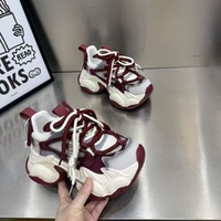 Fabricant OEM de chaussures pour femmes : Baskets de course rétro à semelle épaisse rehaussantes
