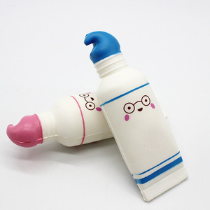 Juguete antiestrés de rebote lento con forma de pasta de dientes, juego de dientes simulados, juguete para apretar para desahogarse y reducir el estrés, regalo blandito - Product Image 3