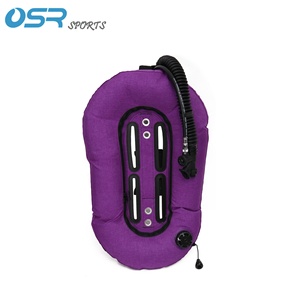 สายรัดไนลอนท่อลูกฟูกรูปไข่สำหรับดำน้ำลึกเทคนิค30lbs <span class=keywords><strong>BCD</strong></span> ปีกโดนัทพร้อมสายรัดช่องแอร์เวย์ LP - Product Image 5