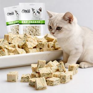 Alimento para Mascotas al por Mayor a Precios Bajos, Bocaditos de Bacalao con Menta, Golosinas para Gatos, Alto en Proteínas, Bajo en Grasas, Favoritos de los Gatos, Bocadillos Secos para Gatos - Product Image 1