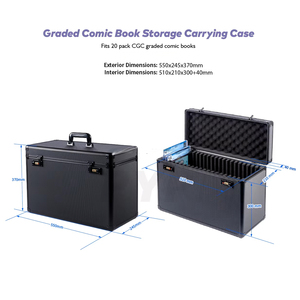 Custodia impermeabile con lastra comica graduata adatta a CGC CBCS PGX & EGS con lastre graduate a <span class=keywords><strong>fumetti</strong></span> <span class=keywords><strong>per</strong></span> lastre graduate - Product Image 2