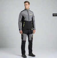 Ensemble veste et pantalon de travail en spandex de qualité supérieure B2B, uniforme extensible pour l'entretien extérieur, fournisseur