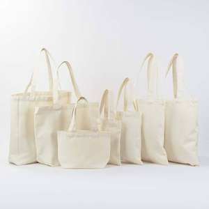 Nueva bolsa de compras personalizada, reutilizable, de lona de algodón impresa, de gran venta. - Product Image 6