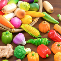 Juguetes de Verduras Simuladas: Pimientos y Maízes Grandes para Decoraciones de Bolsas Sorpresa DIY y Escenarios de Fotografía