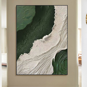 Tùy chỉnh hiện đại trừu tượng sơn dầu vẽ tay treo tường cho khách sạn hiện đại phòng khách nghệ thuật trang trí vải bán buôn - Product Image 5