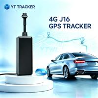 Traceur GPS 4G J16 pour voiture, dispositif de suivi de véhicule en temps réel avec coupure moteur à distance et détection ACC pour la gestion de flotte