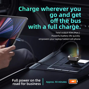 Kẽm Hợp Kim Pd 3.0 FM Transmitter Cho Xe Đài Phát Thanh Điều Biến Loa Tay MP3 Máy Nghe Nhạc 5V/3.1A <span class=keywords><strong>USB</strong></span> Sạc Nhanh <span class=keywords><strong>Adapter</strong></span> 9V/2A Xe - Product Image 3