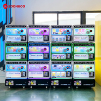 Promotion : Distributeur automatique personnalisé rose 110V en métal, acrylique et bois, multi-prises pour centre de jeux d'arcade, machine à attraper les poupées