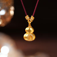Collier en alliage de cuivre avec pendentif gourde dégradé doré pour femme TANGPEI, bijoux de mode