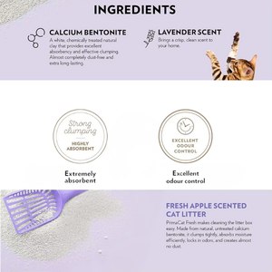 <span class=keywords><strong>Arena</strong></span> para Gatos PrimaCat-Hygienic con Aroma a Lavanda, Fuerte Aglomeración y Alta Absorbencia, Arcilla <span class=keywords><strong>de</strong></span> Larga Duración 5L (4kg) - Exclusivo - Product Image 5