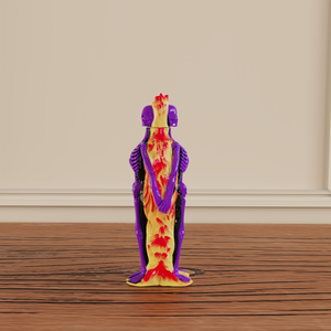 ขวดเหล้าวิสกี้เซรามิกสีสันสดใส ลายโครงกระดูก 2 ตัว วาดด้วยมือ ความจุตามสั่ง พร้อมฝาปิดรูปหัวกะโหลกและขวดเหล้ามีเปลวไฟ - Product Image 5