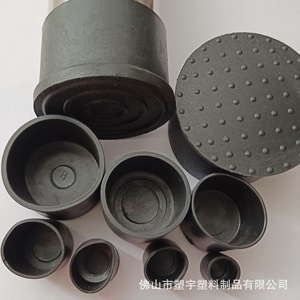 Couvre-tubes ronds en PVC noir antidérapants, coussinets de protection pour pieds de meubles, tables et chaises, insonorisants, vente en gros - Product Image 2