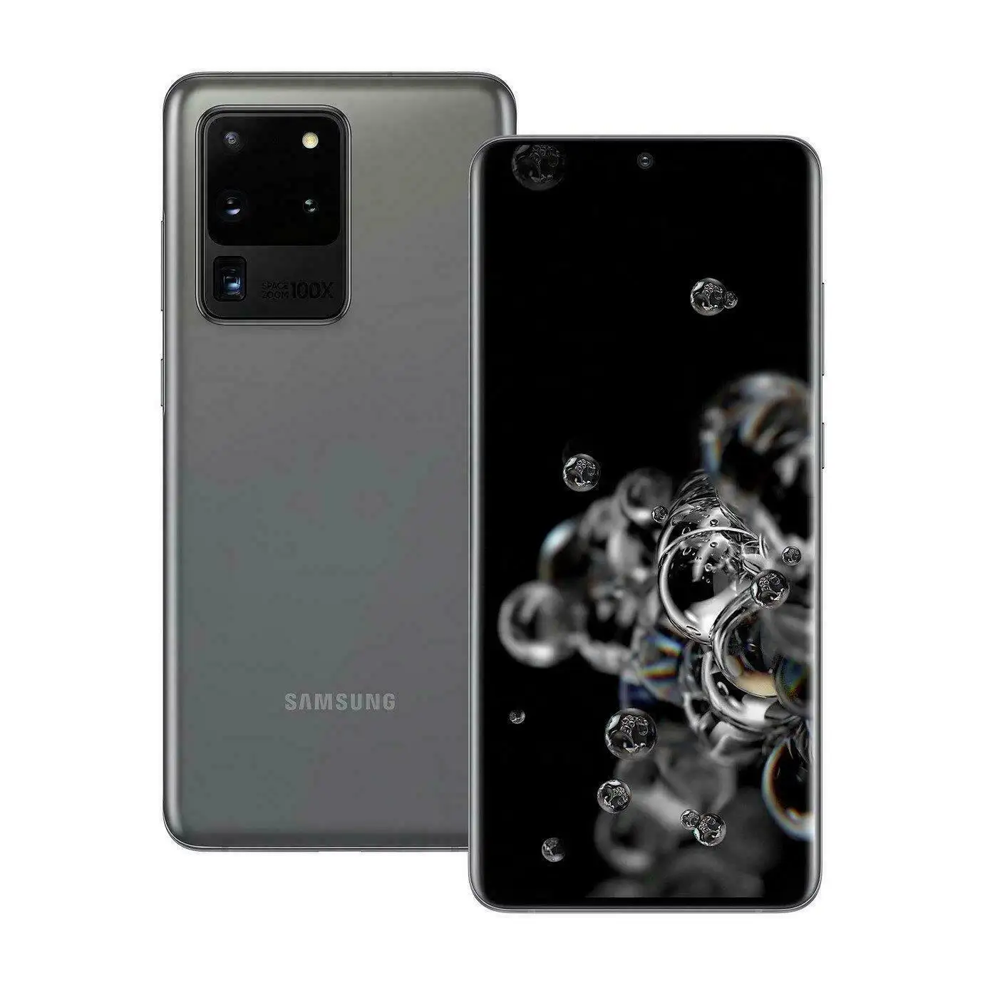 Samsung Galaxy S20อัลตร้า5G ปลดล็อค G988U 256GB โทรศัพท์มือถือ Android หน่วยความจำขนาดใหญ่