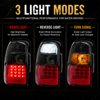 Nouveau feu arrière LED de haute qualité pour Hilux Surf 185 1996-2002, Plug and Play, ajustement parfait, accessoires extérieurs