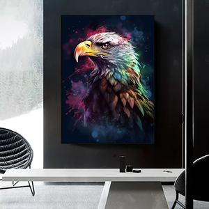 Acuarela mono serpiente León <span class=keywords><strong>Tigre</strong></span> Animal retrato póster <span class=keywords><strong>lienzo</strong></span> pintura abstracta Graffiti pared arte para sala de estar decoración del hogar - Product Image 5