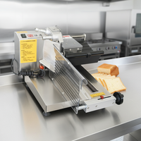 Nouvel outil de cuisine italien pour boulangerie, trancheuse automatique réglable pour jambon en cubes, machine à couper le pain de mie, légère et facile à utiliser