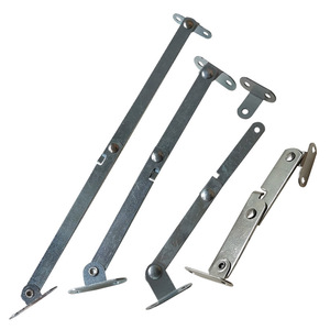 Iron Folding Connecting Rod <b>Bracket</b> Support For Mirror Furniture Bed Headboard Two Fold Flip Up Down <b>White</b> Buckle - Product Image 5