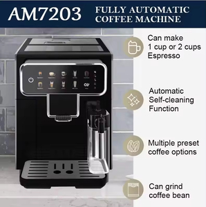 Machine à café expresso et cappuccino entièrement automatique en acier inoxydable, programmable pour la maison, la voiture et les hôtels - Product Image 6