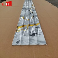 Bardage Mural Composite Facile à Installer, Panneaux Muraux PVC Flutés WPC