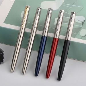 High Quality Metallic <b>Gold</b> Business Gift Roller Ballpoint <b>Pen</b> 1.0mm Blue/Black Ink Eco-Friendly Refillable Smooth Writing - Product Image 1