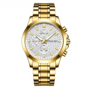 Reloj Cronógrafo de Lujo para Hombre, Correa de Acero Inoxidable Clásica, Manecillas Luminosas HD, Resistente al Agua 3BAR, Reloj de Cuarzo Casual de Negocios - Product Image 4