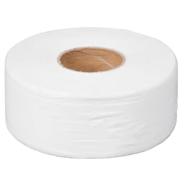 Rollo Jumbo suave y cómodo al por mayor, rollo de papel higiénico de color, rollo de papel higiénico Jumbo con fantasma blanco