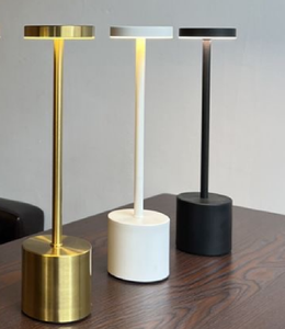 Modern Nordic Minimalist Cordless USB Rechargeable Touch <b>LED</b> 3W Warm White Dimmable Metal Table <b>Night</b> <b>Lights</b> for Living Room - Product Image 6