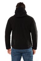 Veste tactique d'extérieur pour homme, coupe-vent en polaire camouflage avec fermeture éclair, à capuche, pull-over coupe-vent en laine, grande taille, en peau de mouton