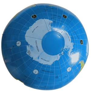 Globo terráqueo inflable de diseño creativo con temática de animales al por mayor para playa, piscina, divertidos juguetes de geografía para niños - Product Image 6