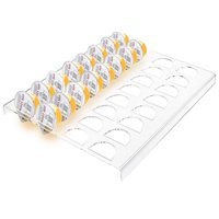 Support pour capsules de café Nespresso Boîte de rangement en acrylique transparent pour 40 dosettes, bonbons et sachets de thé, distributeur de comptoir